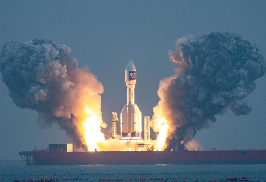 China launches three satellites from offshore platform using Gravity-1 rocket