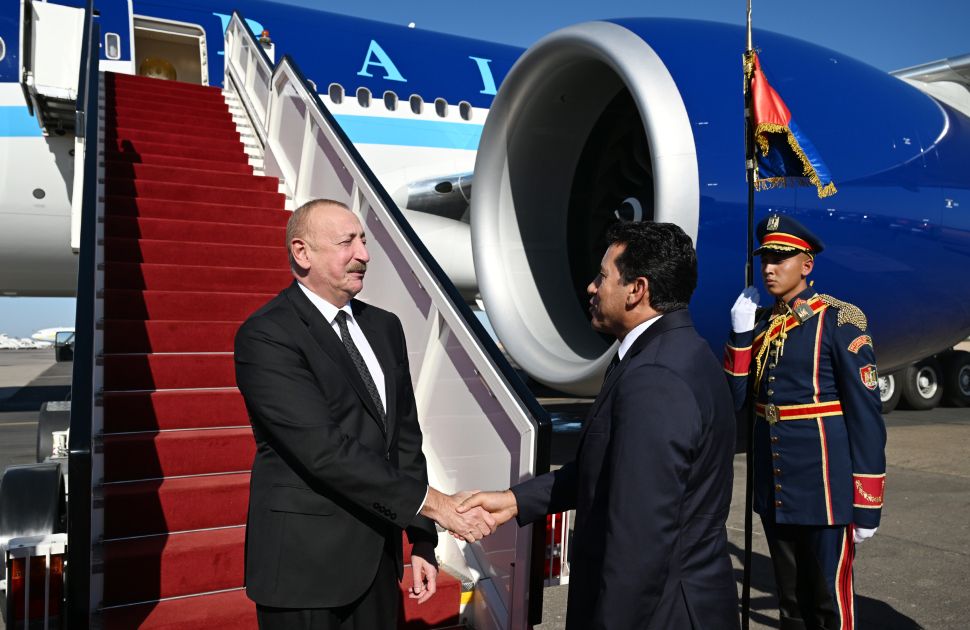 President Ilham Aliyev arrives in Egypt for working visit [PHOTOS/VIDEO]