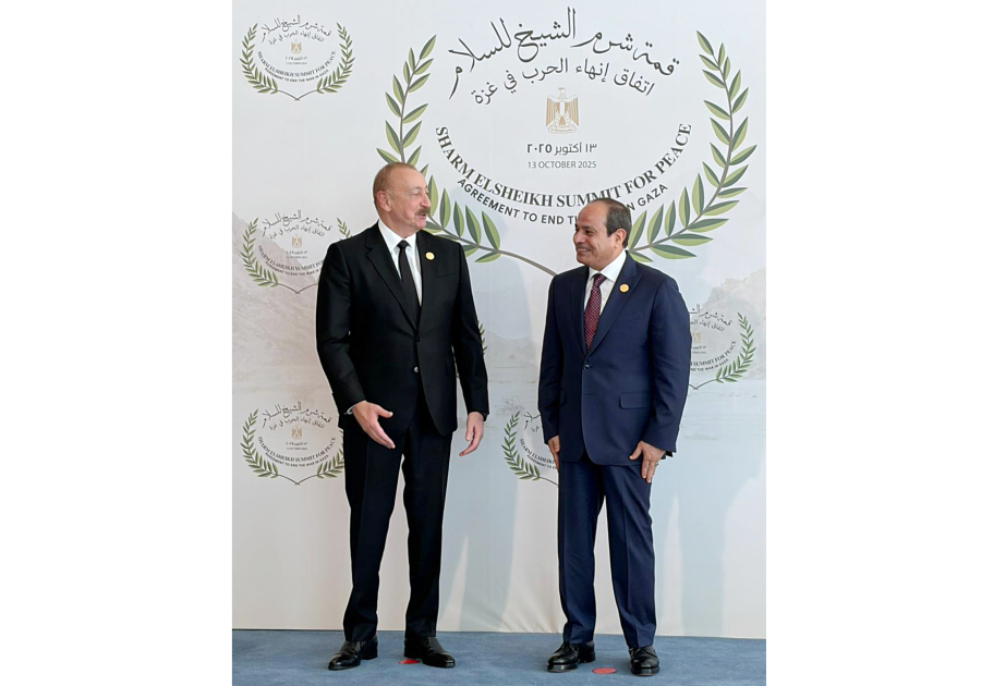President Ilham Aliyev participates in Middle East Peace Summit [PHOTOS]