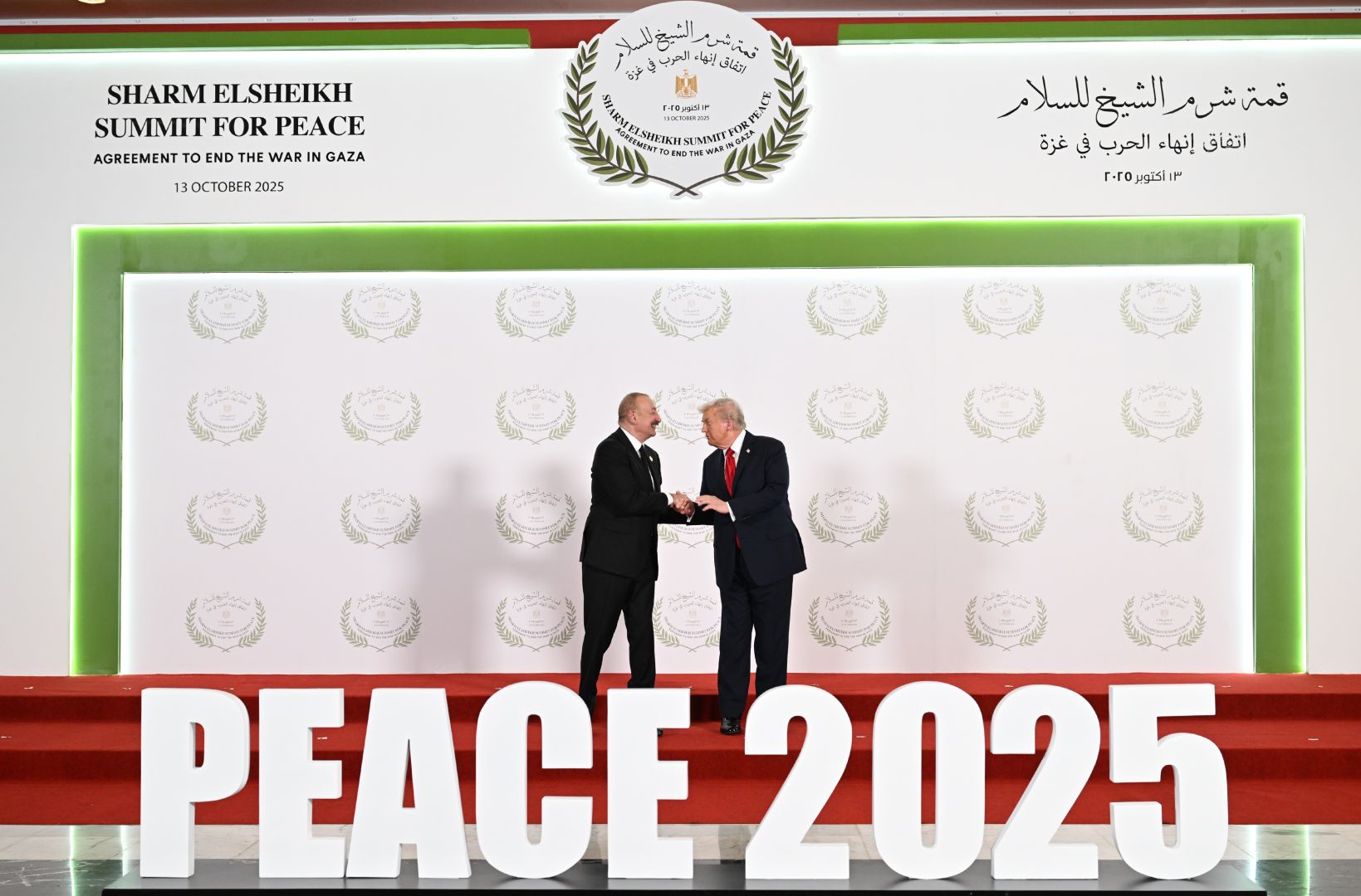 President Ilham Aliyev participates in Middle East Peace Summit [PHOTOS/VIDEO]