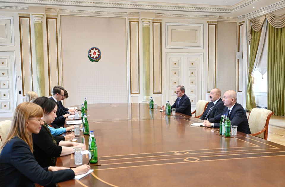 President Ilham Aliyev receives delegation headed by OSCE Chairperson-in-Office