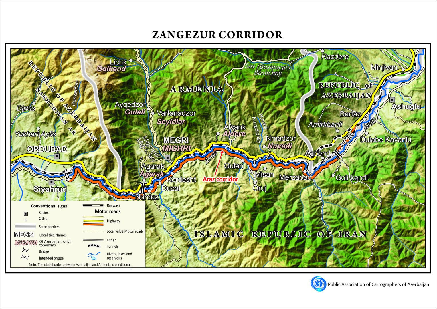 Azerbaijani cartographers prepare map of Zangezur Corridor