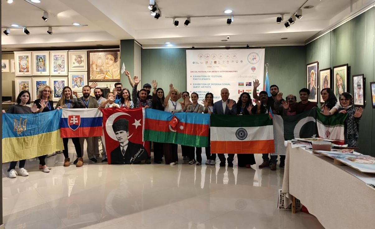 Int'l Watercolor Festival kicks off in Khatai Arts Center [PHOTOS]