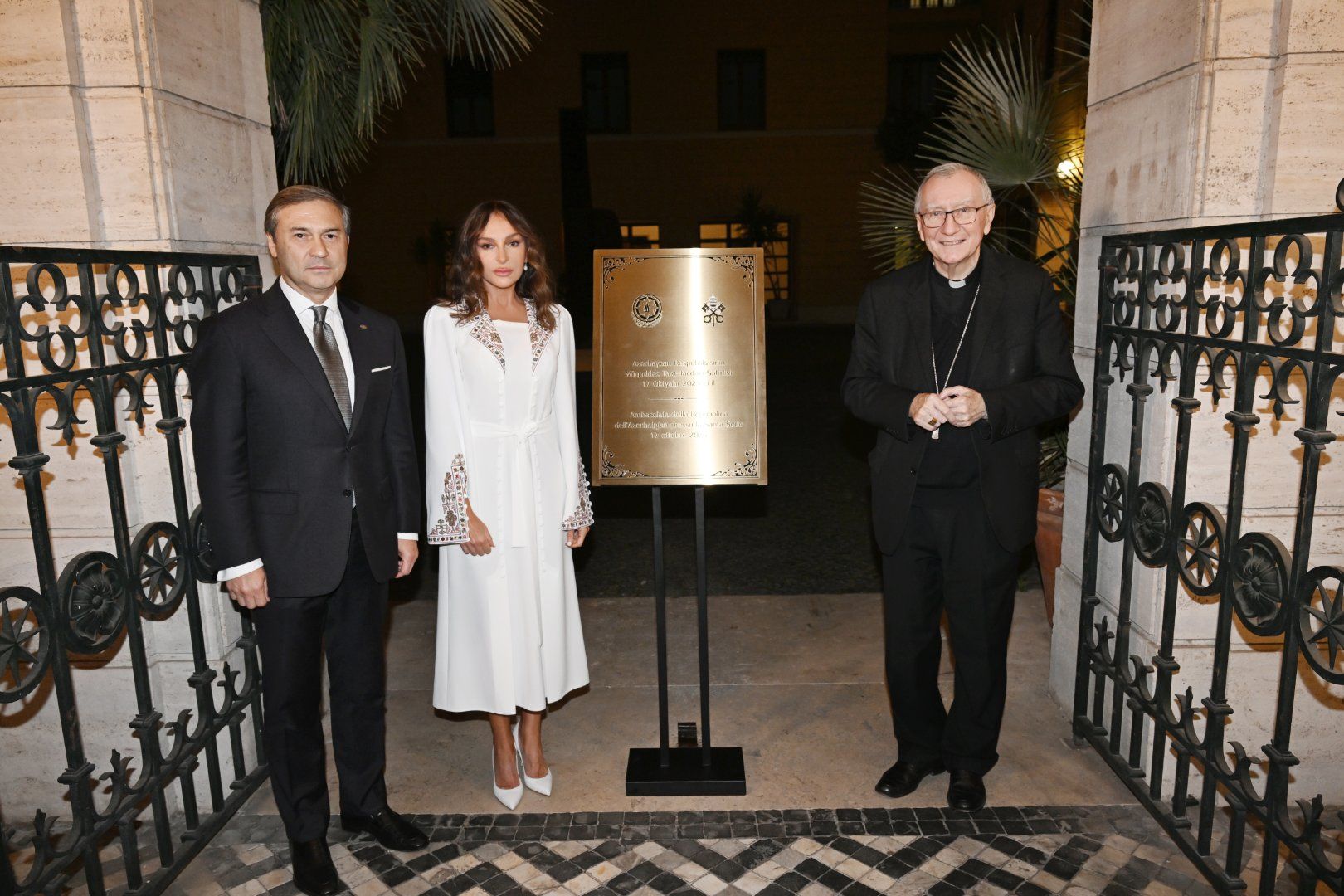 First VP Mehriban Aliyeva attends opening of administrative office of Embassy of Azerbaijan to the Holy See [PHOTO]