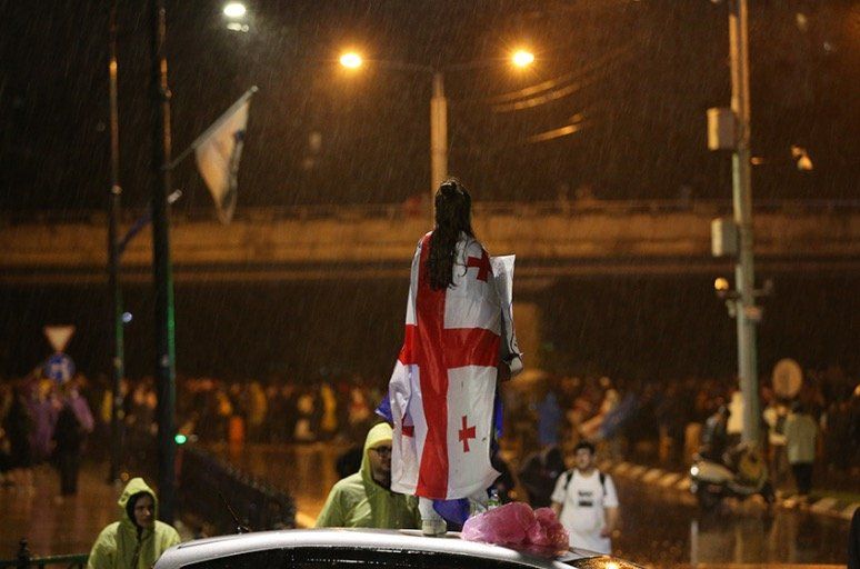 Georgia Police detain 14 protesters in Tbilisi for blocking roads