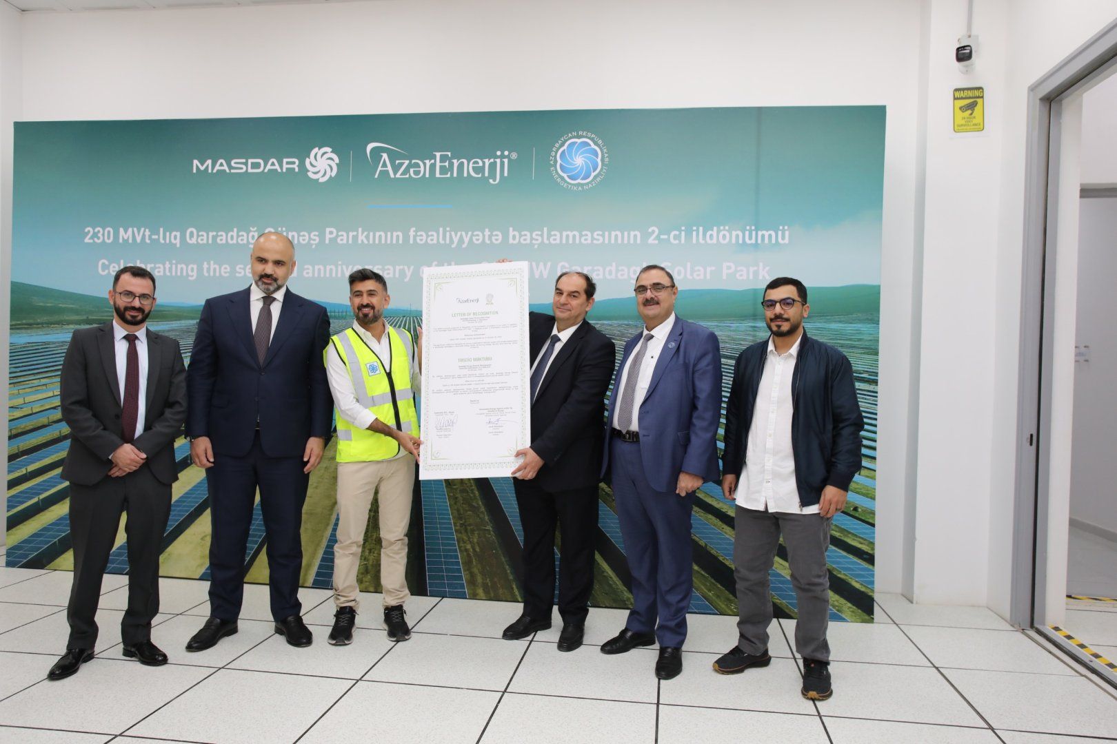 Masdar and Azerbaijan mark 1 bln kWh at Garadagh Solar Plant