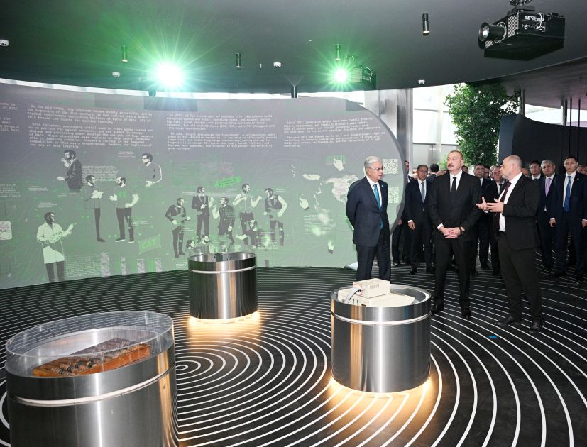President Ilham Aliyev, President Kassym-Jomart Tokayev visit Alem.AI International Artificial Intelligence Center in Astana [PHOTOS]