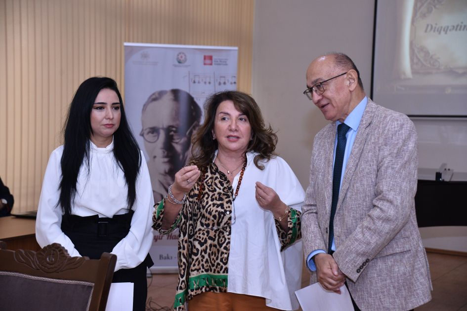 Uzeyir Hajibayli’s legacy celebrated at Baku Music Academy event [PHOTOS]