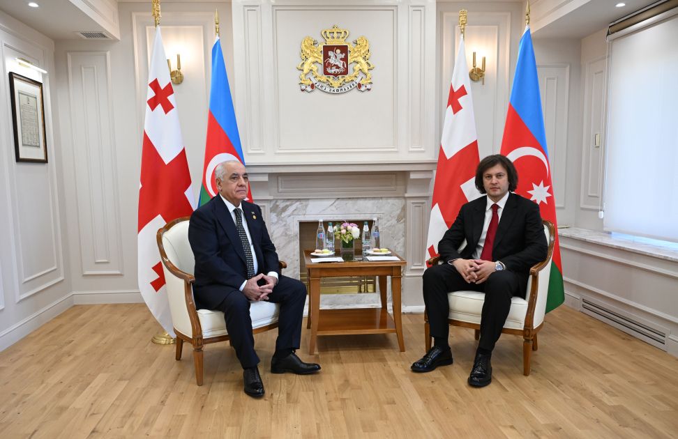 Azerbaijani and Georgian prime ministers meet in Tbilisi