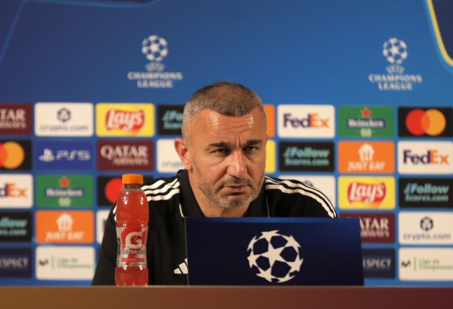 Qarabag FC head coach speaks after match against Spain's Athletic [PHOTOS]