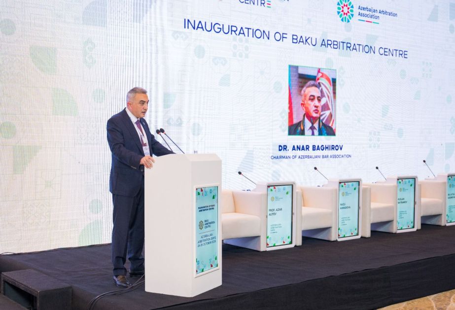 Anar Baghirov: Establishment of Baku Arbitration Center mark new phase in legal system