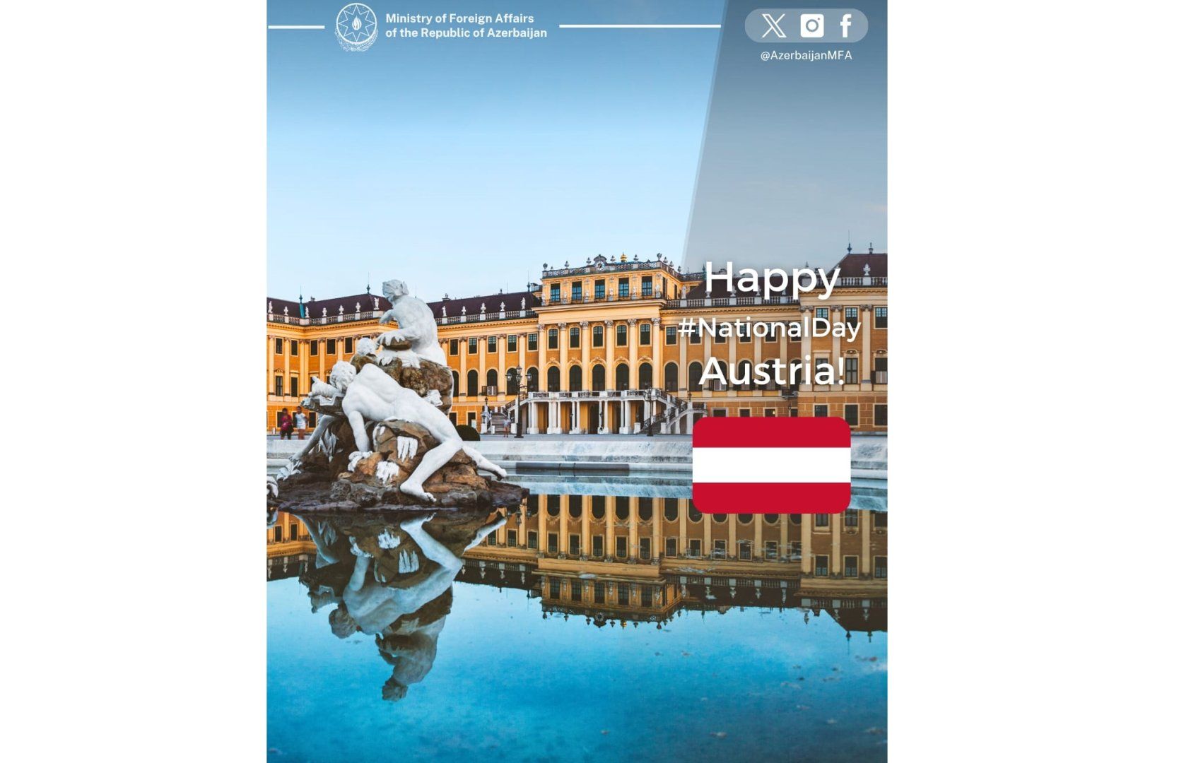 Azerbaijani MFA congratulates Austria on National Day