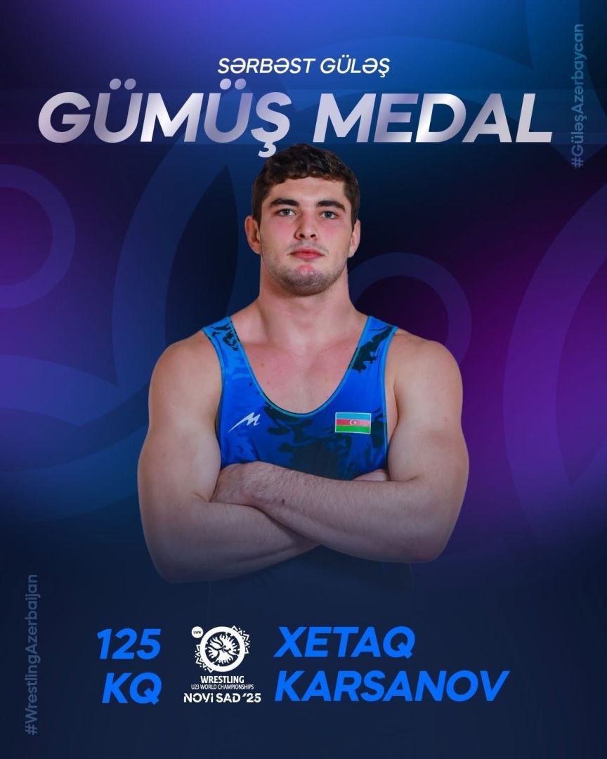 Freestyle wrestler earns silver at U-23 World Championships