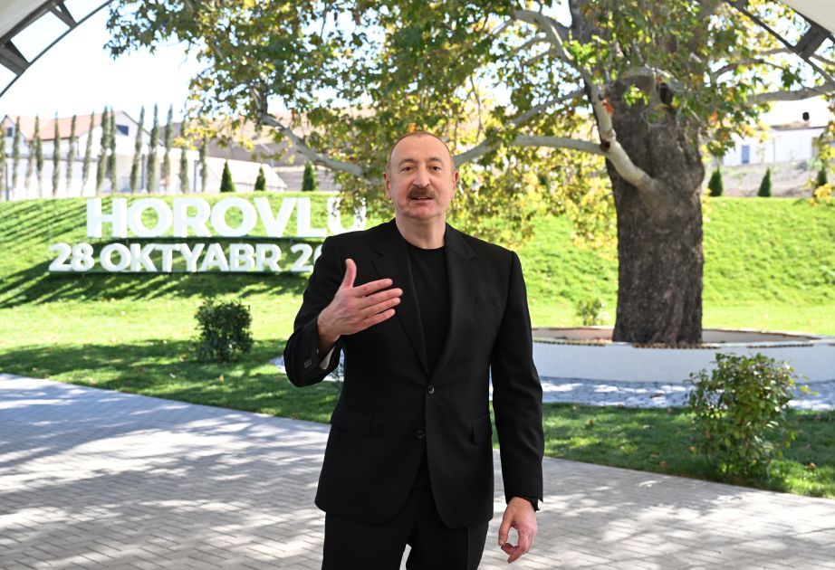 President Ilham Aliyev: Today’s reality is a celebration of justice