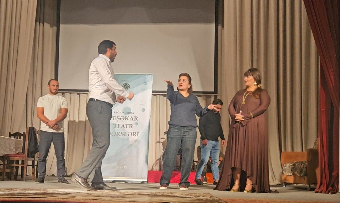 Professional theater workshops held in Agdam [PHOTOS]