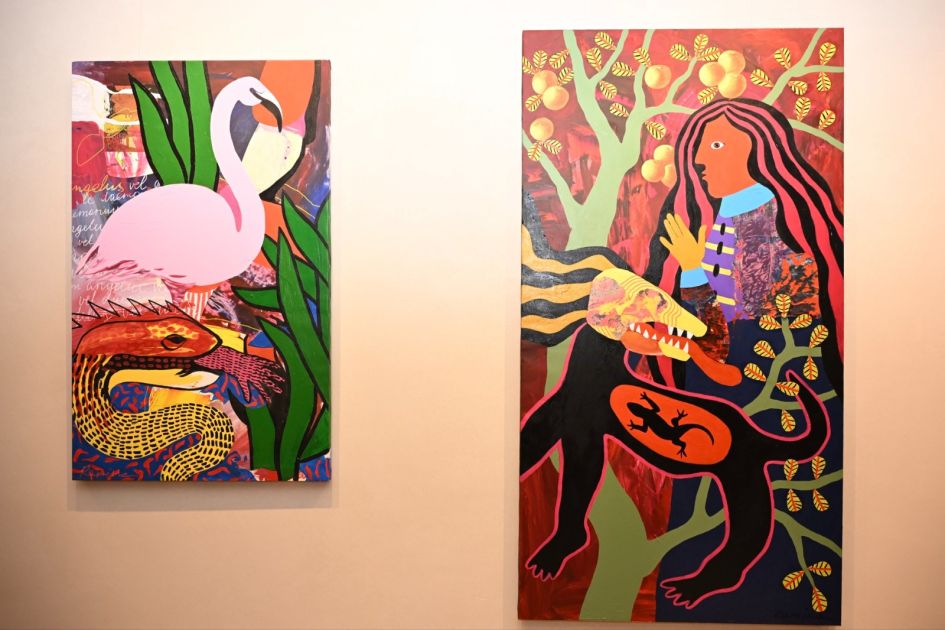 Ramina Saadatkhan's solo exhibition opens at Nine Senses Art Center [PHOTOS]