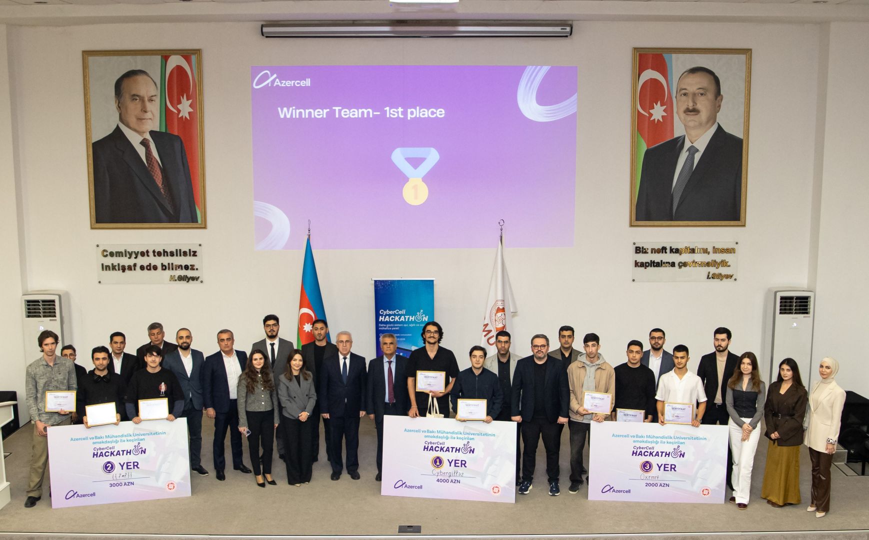 Azercell announces winners of the “CyberCell Hackathon” competition