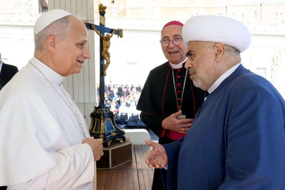 Sheikhulislam Allahshukur Pashazade meets Pope Leo XIV at Vatican
