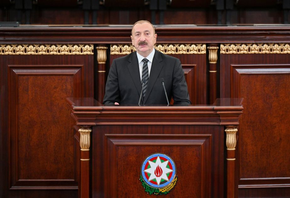 President Ilham Aliyev addresses meeting dedicated to 80th anniversary of Azerbaijan National Academy of Sciences