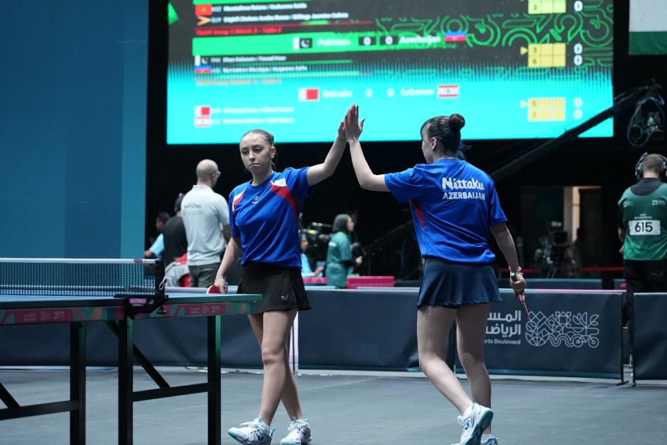 Azerbaijan’s women’s table tennis team advances to quarterfinals at Islamic Solidarity Games [PHOTOS]