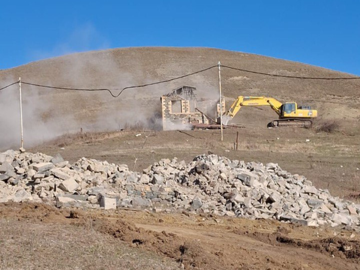 Reconstruction begins in Lachin’s Qorchu settlement as part of Great Return Program