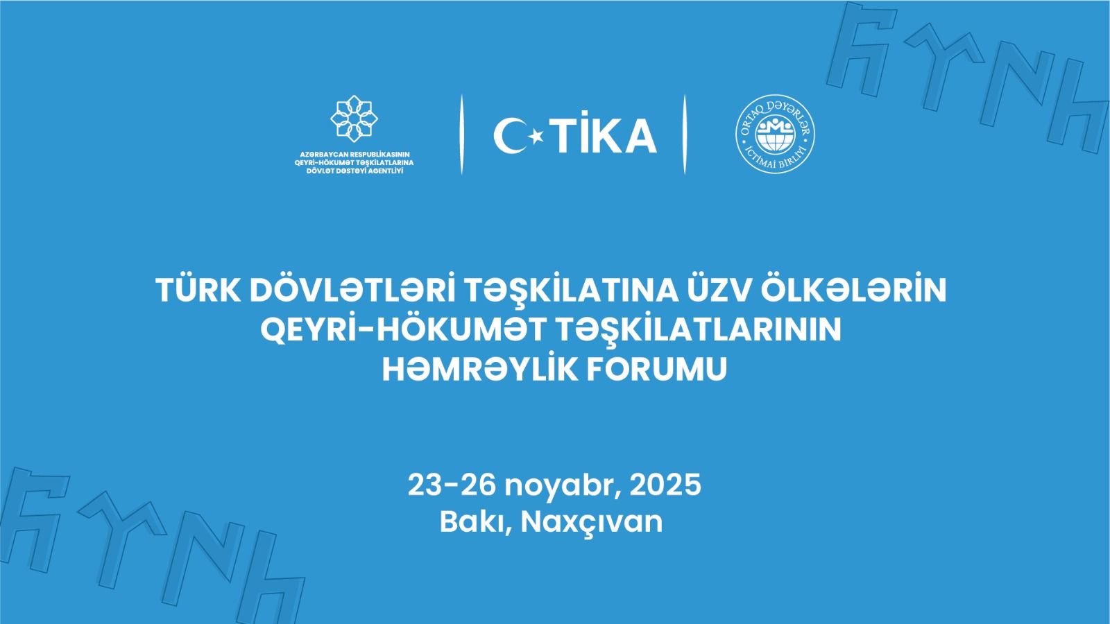 First-ever Solidarity Forum of NGOs from Turkic States to be held in Azerbaijan