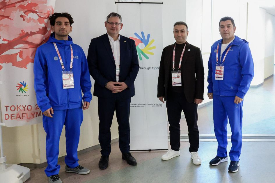 Historic meeting marks Azerbaijan's success at Deaflympics [PHOTOS]