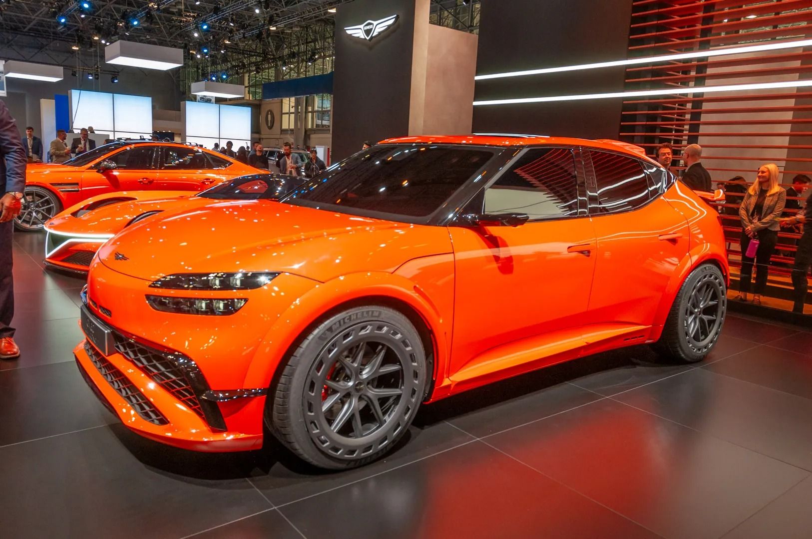 Genesis GV60 Magma targets Mercedes-AMG and BMW M