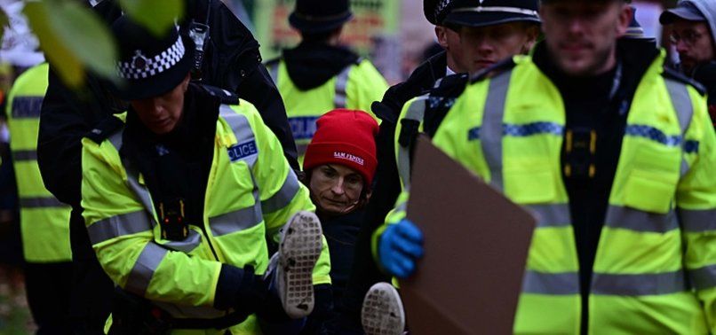 Ninety arrested at London rally backing banned Palestine Action group