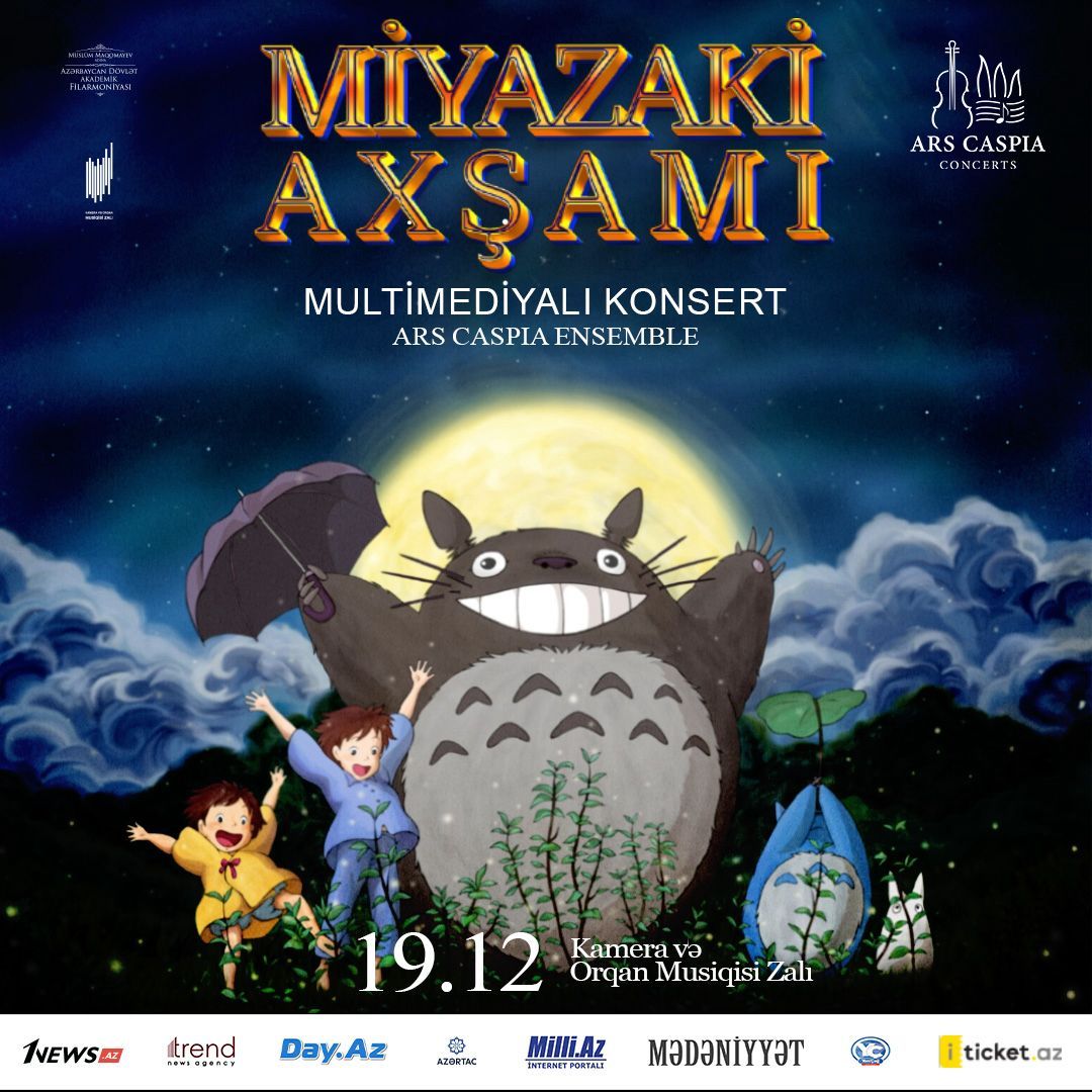 Hayao Miyazaki's magical worlds to come alive in Baku