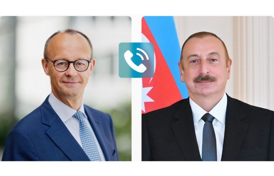 German Chancellor Frederich Merz makes phone call to President Ilham Aliyev