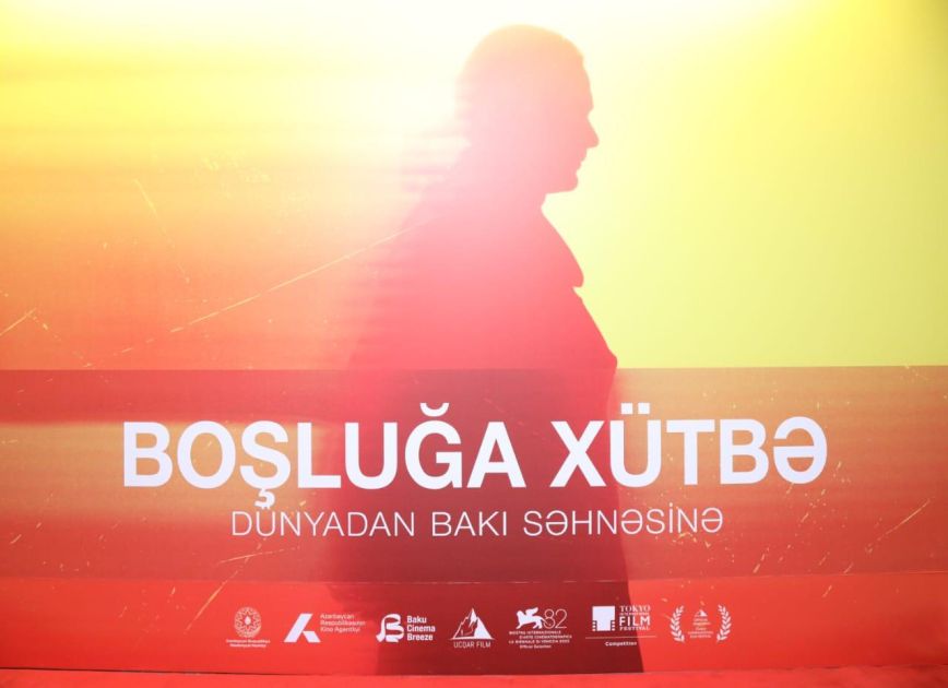 Premiere of film “Boşluğa xütbə” held in Baku [PHOTOS]