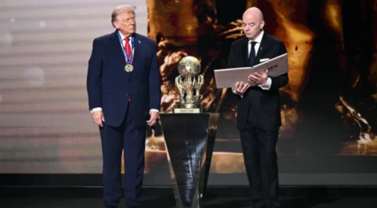 FIFA awards Donald Trump first-ever “FIFA Peace Prize” at 2026 World Cup draw