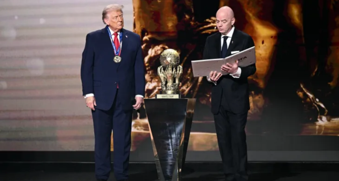 FIFA awards Donald Trump first-ever “FIFA Peace Prize” at 2026 World Cup draw