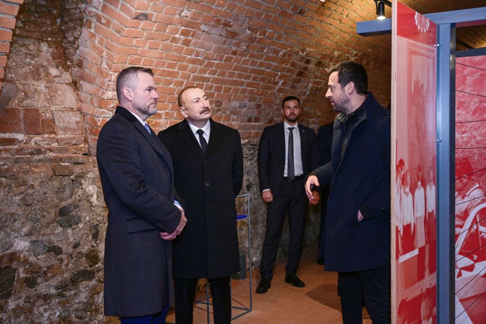Presidents of Azerbaijan and Slovakia visit Devin Castle in Bratislava [PHOTOS]