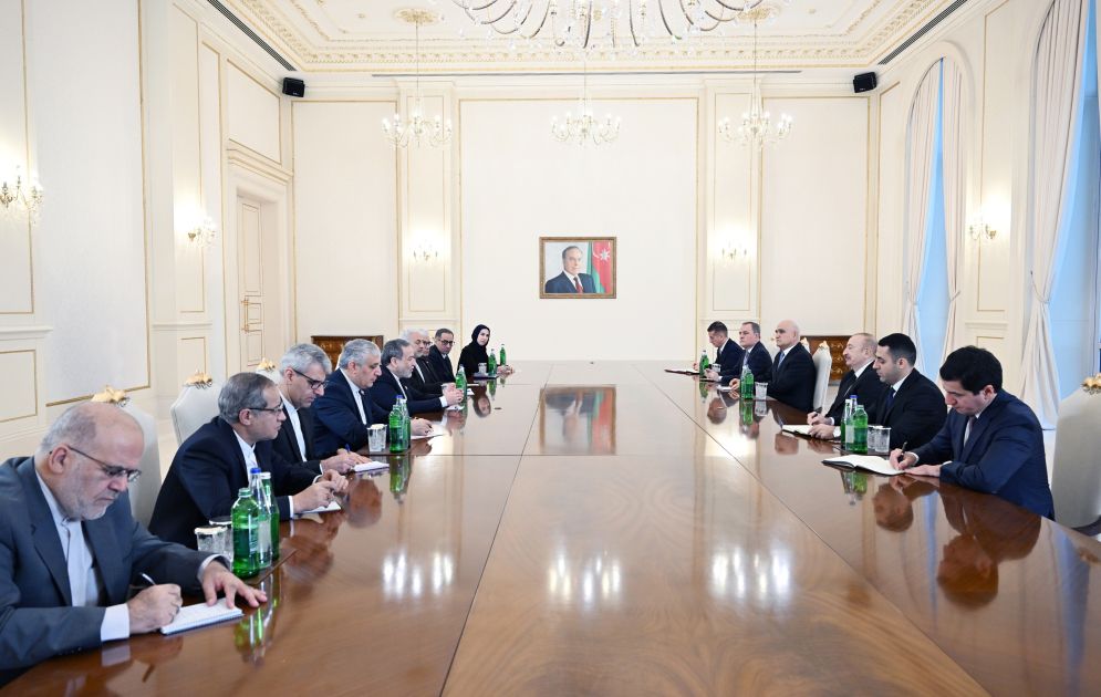 President Ilham Aliyev receives delegation led by Iranian Foreign Minister [PHOTOS]