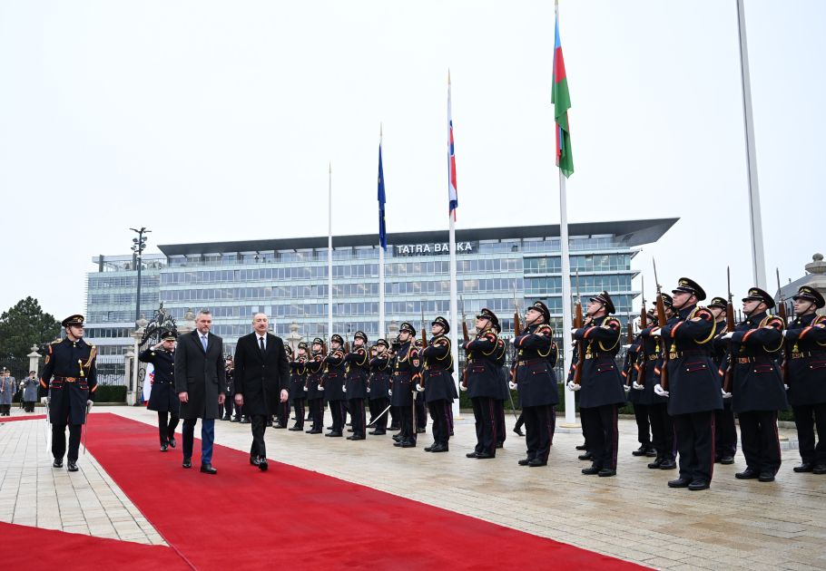 Bratislava hosts official welcome ceremony for President Ilham Aliyev [PHOTOS]