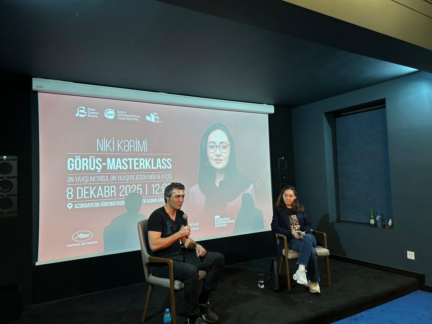 Famous Iranian actress and director shares experience with young filmmakers in Baku [PHOTOS]