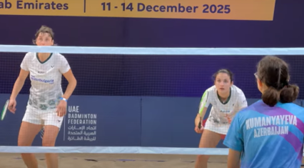 World Cup in beach badminton underway in Khorfakkan, UAE