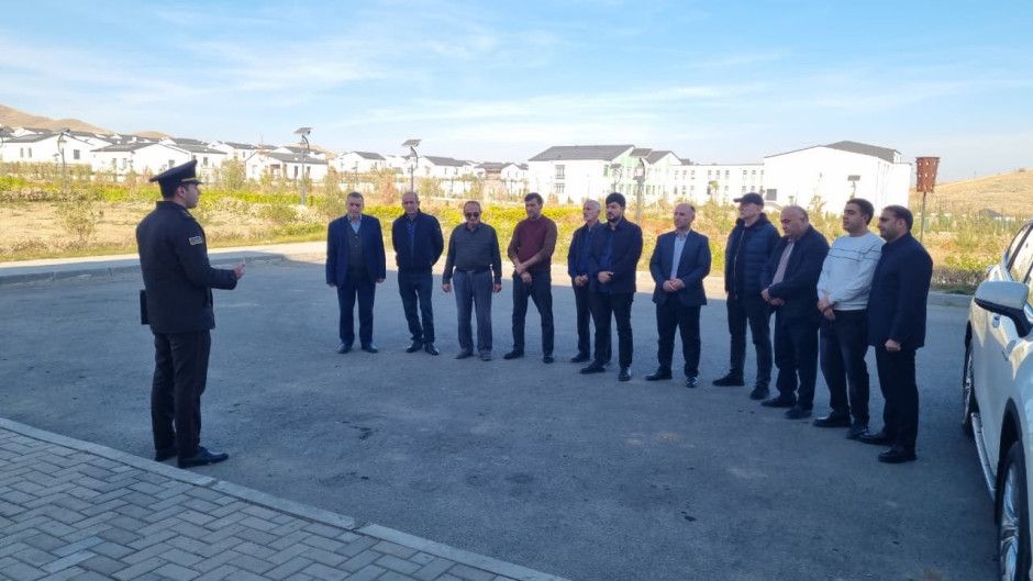 Azerbaijan’s Emergency Ministry continues fire safety awareness campaign in liberated territories