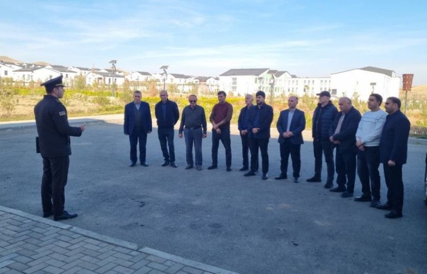 Azerbaijan’s Emergency Ministry continues fire safety awareness campaign in liberated territories