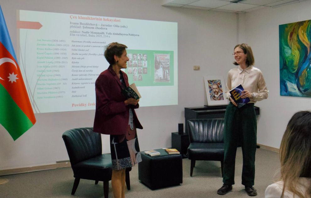 Anthology 'Classic Czech Short Stories' in Azerbaijani presented in Prague