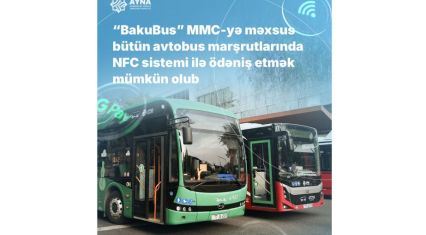 Cashless NFC payments fully rolled out on all BakuBus routes