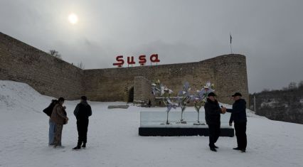 Season's first snowfall blankets Azerbaijan's cultural capital [PHOTOS]