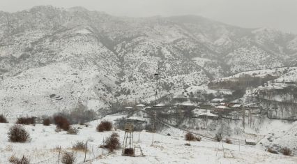 Snowfall recorded in Nakhchivan's mountainous areas [PHOTOS]