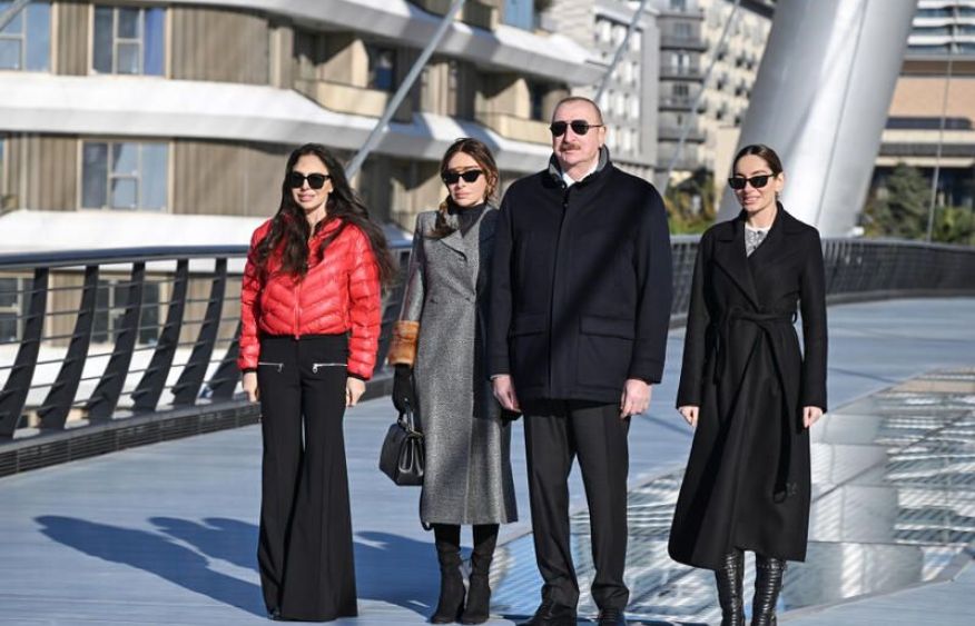 Footage of President Ilham Aliyev's visit to Baku White City posted on his social media [VIDEO]