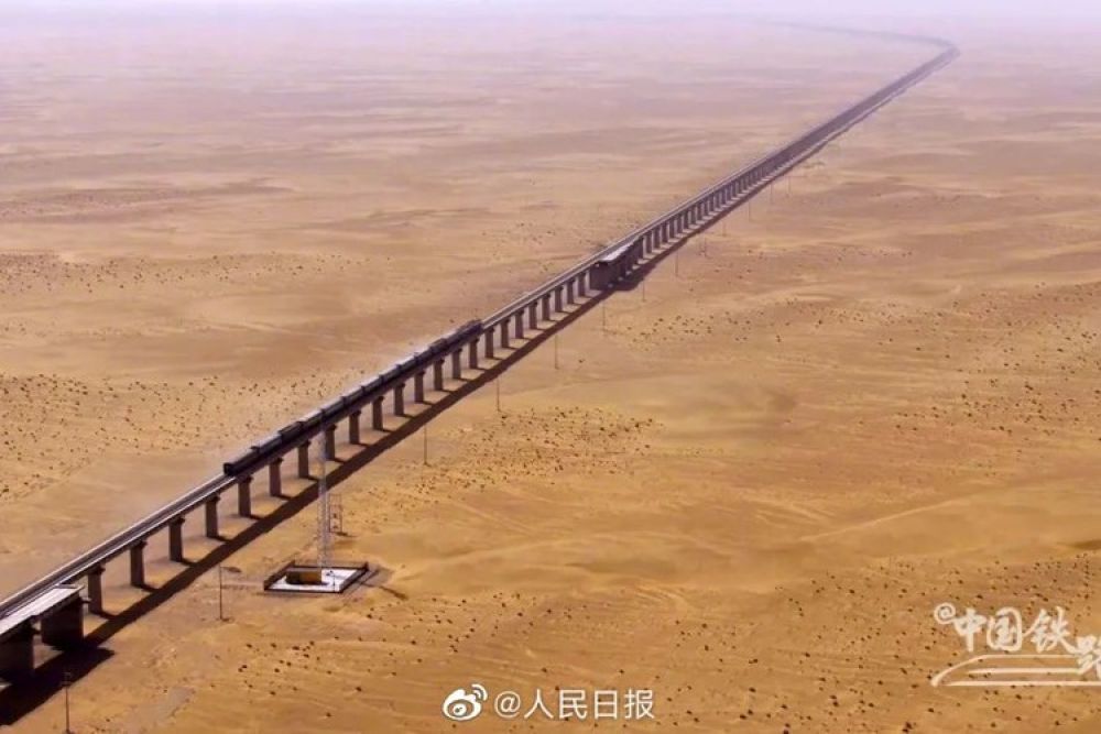 China completes Africa's first desert railway