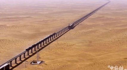 China completes Africa's first desert railway