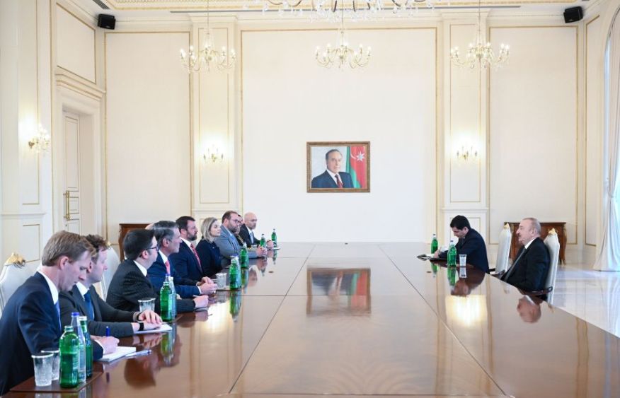 President Ilham Aliyev receives delegation from U.S. [PHOTOS/VIDEO]