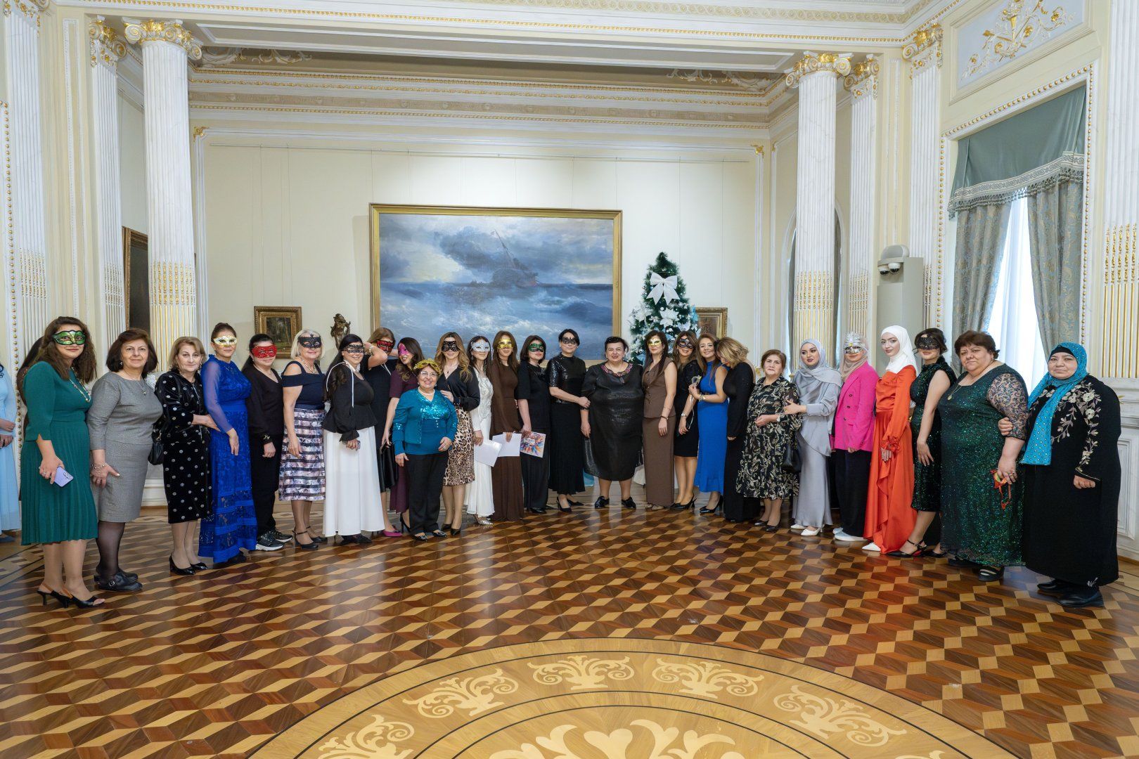 National Art Museum holds masquerade ball for young people